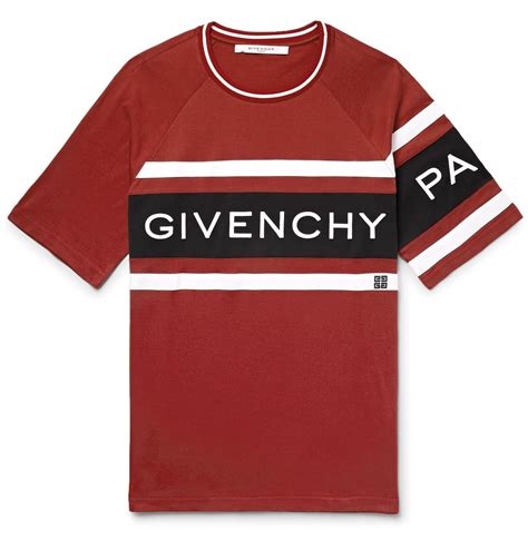 red givenchy shirt free shipping|Givenchy t shirts for men.